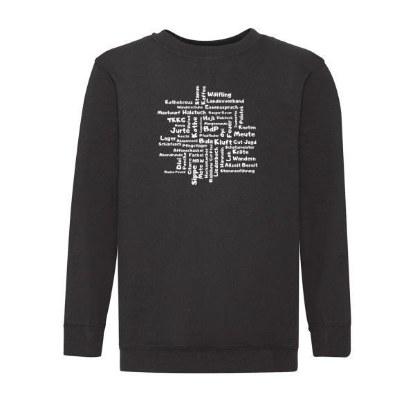 Pfadfinder Oeventrop – Wortwolke – Sweatshirt Kinder